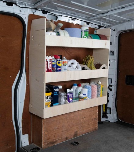 Van racking shelving - van,