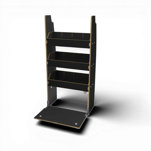 Van racking hinged closure - racking,