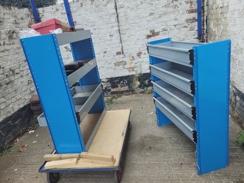 Metal van racking - van,
